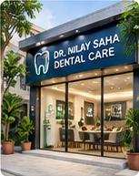 Dental clinic exterior artwork from the design reference