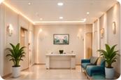 Modern dental clinic reception